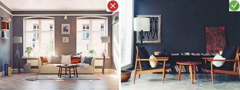 Những sai lầm phổ biến khi trang trí phòng khách và cách khắc phục Những sai lầm phổ...